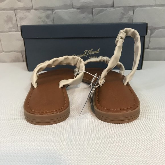 Women's Willow Bone Two Band Scrunched Sandals - Universal Thread - Picture 3 of 11